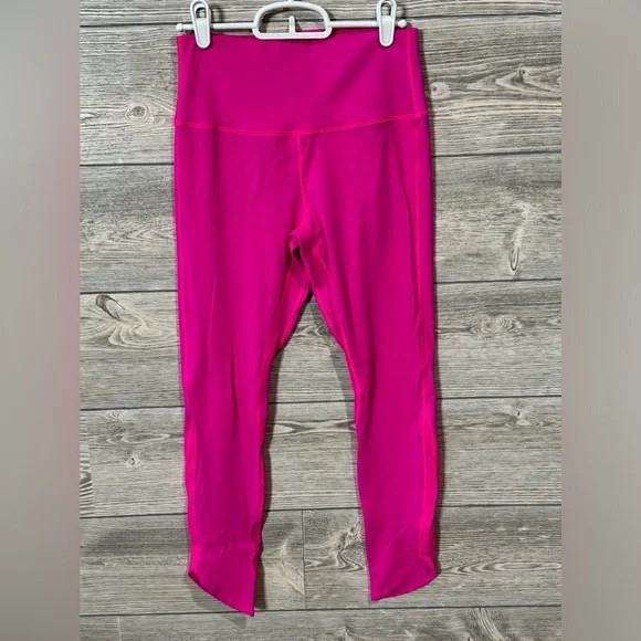 Savvi Dancer 24” Leggings, Berry Color, Size Medium, Tulip Hem - Picture 5 of 11